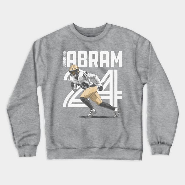 Johnathan Abram New Orleans Inline Crewneck Sweatshirt by danlintonpro